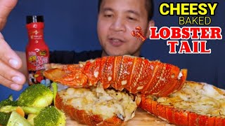 SPICY CHEESY BAKED LOBSTER TAIL  MUKBANG PHILIPPINES inyaki EATS [upl. by Letney]