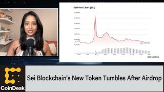 Sei Blockchains New Token Tumbles After Airdrop [upl. by Ahsilav]