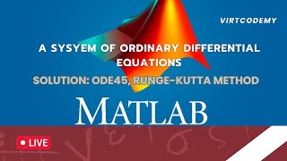 Easy solution of secondorder linear differential equation using MATLAB ode45 [upl. by Brody]