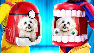 Pokemon vs Pomni We Build Secret Room for Puppy [upl. by Hilda]