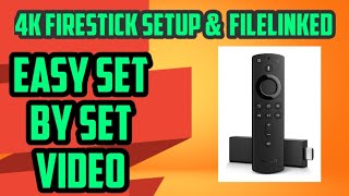 How to Install Amazon firestick 4k and Filelinked [upl. by Melliw]