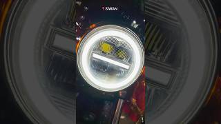 BEST HEADLIGHT FOR ROYAL ENFIELD METEOR 350 😘🥵 METEOR 350 FULL MODIFIED 😘🔥 MOST POWERFUL LIGHT [upl. by Wehttam]