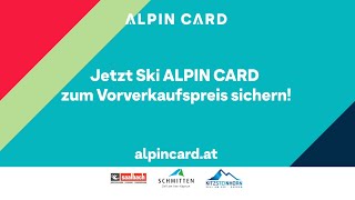 Jetzt Ski ALPIN CARD sichern 🎿 [upl. by Enirac]