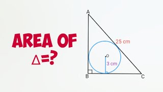 Area of triangle Inradius circumradius geometry logicxonomy shorts [upl. by Eiramadnil710]