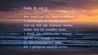 Psalm 25 vers 2 6 en 10  Heer ai maak mij Uwe wegen [upl. by Anatnom]