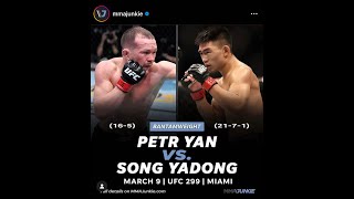 Petr Yan vs Song Yadong UFC299HighlightBreakdownPrediction [upl. by Brottman]