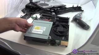 XBOX360SLIM DG 16D4S Lite On DVD Drive Laser Mechanism Replacement by gc repairs com [upl. by Aleekahs]