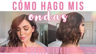 ONDITAS PARA CABELLO CORTO FÁCIL Y RÁPIDO  Diana De Anda [upl. by Ocnarf593]