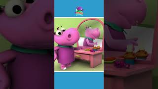 Hippo Finger Family Song nurseryrhymes kidssong shorts hooplakidz [upl. by Perry]