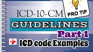 ICD10CM  Official Coding Guidelines Conventions  Examples PART 1 CPC medicalcoding ICD10CM [upl. by Englebert]