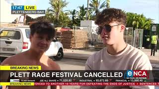 Plett Rage festival cancelled [upl. by Jorie]