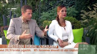 Különleges iskolába jár Kóbor János kislánya  20150831  tv2humokka [upl. by Meijer]