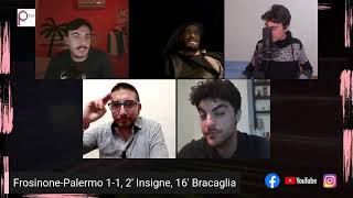 FrosinonePalermo 11 il trionfo della mediocrità  LIVE [upl. by Norehc]