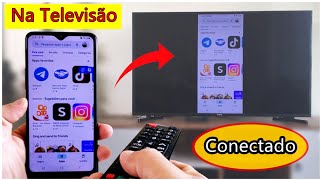 COMO ESPELHAR O CELULAR NA TV ÚNICO QUE FUNCIONA DE VERDADE EM 20222023 [upl. by Niassuh]