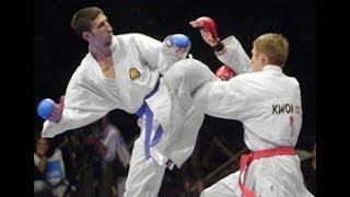 Lazar BOSKOVIC DEU  Ángel RAMIRO ESP Final Campeonato del mundo de Karate 2000 Kumite 65kg [upl. by Mikihisa]