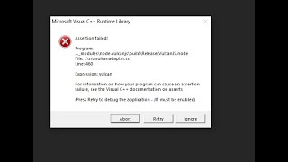 Tutorial Mengatasi Microsoft Visual C Runtime Library Error  Fix [upl. by Madelene]