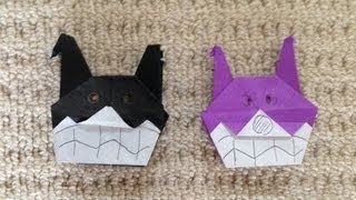 折り紙 バイキンマン 折り方 作り方 quotbaikinmanquot origami [upl. by Xirtaeb]