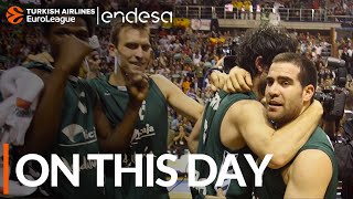 On This Day April 12 2007 Unicaja to the Final Four [upl. by Yesdnik]