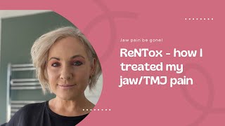 Jaw clenching and how I treated this with Rentox Botox neurotoxin [upl. by Haropizt]