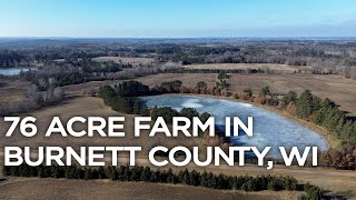 Midwestern hobby farm 76 Acres coming to Market in Burnett County WI [upl. by Sweyn]