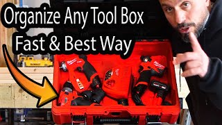 How To ORGANIZE Your TOOL BOX Fastest and Best Way [upl. by Coletta438]