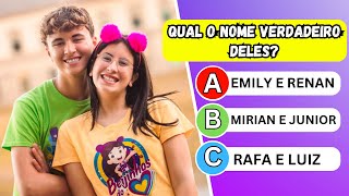 SUPER QUIZ da Maria Clara e JP 🥰 Você Conhece a MARIA CLARA e o JP [upl. by Tnomel442]