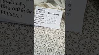 diy cute calendar  making calendar for 2024 calendar diy artandcraft papercraft craft 2024 [upl. by Novets]