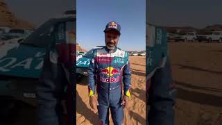 A word from Nasser Al Attiyah for you 👉👉 dakar2024 [upl. by Ydasahc]