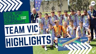 Team Vic Football 12 Years and Under  Highlights [upl. by Ulberto]