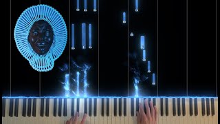 Redbone  Easy Instrumental Piano Tutorial  Childish Gambino [upl. by Yebloc]