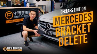 C Class Plinth Delete Kit  How you remove your number plate holder [upl. by Lakin]