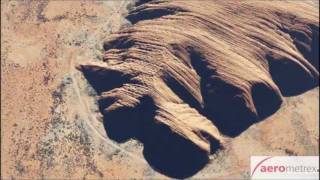 Uluru  Ayers Rock Outback Australia 3D animation generated from aerial photogrammetry [upl. by Marek]