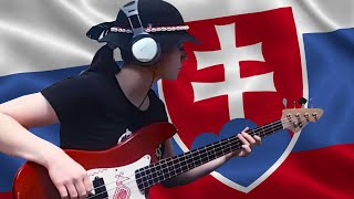 SLOVENSKÁ HOKEJOVÁ HYMNA Nech Bože Dá  Guitar amp Bass Cover [upl. by Nadroj718]