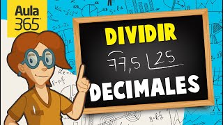 ¿Cómo dividir decimales  Videos educativos Aula365 [upl. by Eimmas]