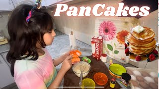 How to Make Pancakes  Kids Cooking Recipes  pancake recipe [upl. by Missi]