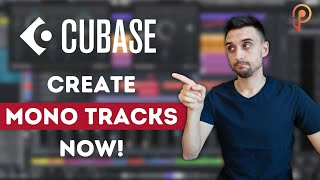 How to create MONO tracks in Cubase  Complete Tutorial [upl. by Zechariah]