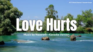 Love Hurts  Nazareth  Karaoke Version [upl. by Eissolf]