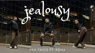 FKA twigs  quotjealousy” feat rema 🌃❤️  Kash Powell Dance Choreography jealousyslide caprisongs [upl. by Durrell]