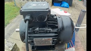 EBAY ECHTOP TEC MOTORS 3 Phase Three Phase Electric Motor TEST [upl. by Asserak900]