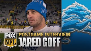 Jared Goff Feels pretty good after Lions defeat Packers improve to 71  NFL on FOX [upl. by Luhar472]