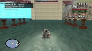 GTA San Andreas  Walkthrough  Boat School 1  Basic Seamanship HD [upl. by Sellihca329]