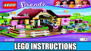 LEGO Instructions  Friends  Horseback Riding  3189  Heartlake Stables Book2 [upl. by Agiaf]