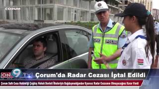 Çorumda Radar Cezası İptal Edildi [upl. by Ahsertal980]