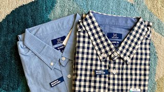 A Good Look George Mens and Big Mens Long Sleeve Stretch Poplin Shirt First Impressions [upl. by Costello]