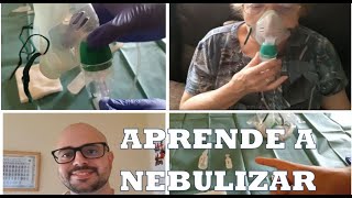 Aprende a Nebulizar y preparar Nebulización [upl. by Kram]