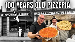 I Visited The Most Historical And Best Pizzeria In USA [upl. by Ecinnahs]