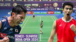 KOKI WATANABE VS LI SHI FENG YONEXSUNRISE INDIA OPEN 2024 [upl. by Halden999]