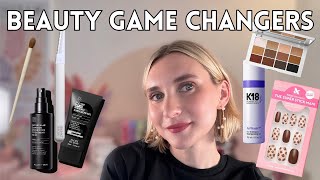 My Beauty Game Changers  my current skincare routine nail care haircare and makeup [upl. by Vary822]