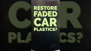 Restoring Faded Car Plastics With Polytrol Owatrol polytrol owatrol poltrolowatrol [upl. by Valeria]