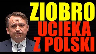 Kolejna ucieczka Ziobry z PolskiPojawia w mediach nowa narracjaby usprawiedliwić jego nieobecność [upl. by Sewellyn876]